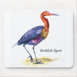 Reddish Egret mouse pad