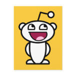 Reddit Awesome Face Postcards