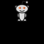 Reddit logo embroidered shirt