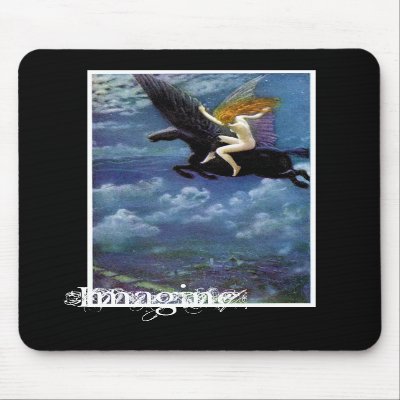 RedFairy Pegasus ~ Imagine mousepad by whimsyworks