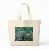 Redfin Butterflyfish (Chaetodon lunulatus) Canvas Bags