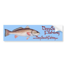 RedFish Bumper Sticker bumper stickers