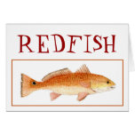 REDFISH GREETING CARD