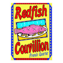 Redfish Couvillion Invitations