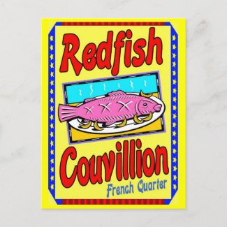 Redfish Couvillion postcard