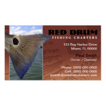 Redfish Fishing Charters Business Card