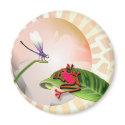 RedFrog watching dragonfly magnets by redfrog RedFrog watching dragonfly magnets
