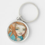 redhair girl keychains