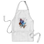 Redhead 3D Pixie - Purple & Blue Apron