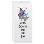 Redhead 3D Pixie - Purple &amp; Blue Personalized Rack Card