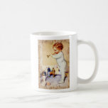 Redhead Baby Boy Blowing Horn to Soldiers Mugs