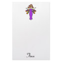 Redhead Dragonfly Fairy stationery