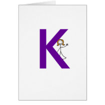 Redhead Initial Notecard cards