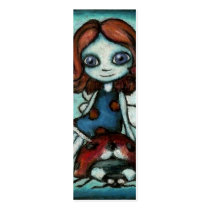 Redhead Lucy bookmark (pack of 20) business cards