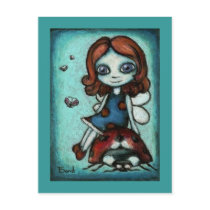 Redhead Lucy postcard by tanyabond Redhead Lucy postcard