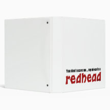 Redhead Niece Vinyl Binder