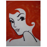 Redhead Paint Pippi Back t-shirts