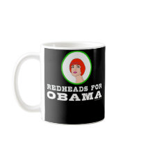 Redheads for Obama mug by obama_2008 Redheads for Obama mug