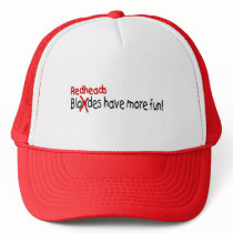 Redheads Have More Fun hats by TeeZazzle Redheads Have More Fun hats