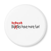 Redheads Have More Fun Fridge Magnets