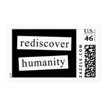 rediscover humanity postage