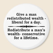 Redistribute wealth? magnet