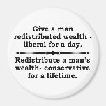 Redistribute wealth? magnet