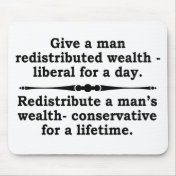 Redistribute wealth? mousepad