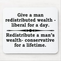 Redistribute wealth? mousepad by Patriot_Resistance Redistribute wealth? mousepad