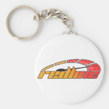 Redline Tach Design Keychains