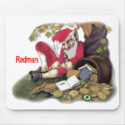 Redman, Irish Folklore Mouse Pad