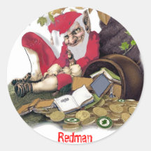 Redman, Irish Folklore Sticker