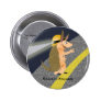 Redneck Armadillo Button