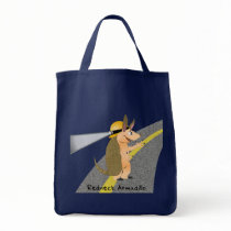 Redneck Armadillo Tote Bag by ChiaPetRescue Redneck Armadillo Tote Bag