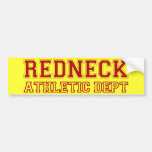 Redneck Athletic Dept Design Bumper Stickers
