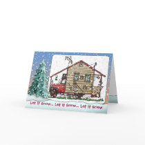 Redneck Camper Holiday Cards by art1st Redneck Camper Holiday Cards