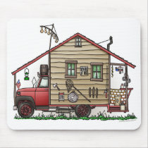 Redneck Camper Mousepads