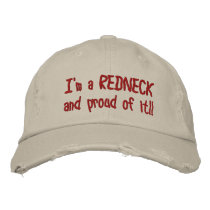 REDNECK CAP EMBROIDERED HAT