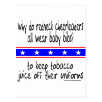 REDNECK CHEERLEADERS T-SHIRTS AND GIFTS postcards