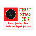 Redneck Christmas postcards