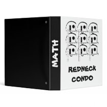 REDNECK CONDO school binder