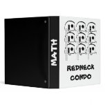 REDNECK CONDO school binder