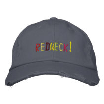 Redneck Embroidered Hat embroidered hats by imperfectiomism Redneck Embroidered Hat embroidered hats