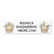 REDNECK ENGINEERING BUMPER STICKERS