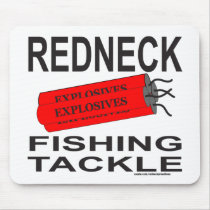 REDNECK FISHING TACKLE T-SHIRTS AND GIFTS mousepads