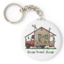 Redneck Hillbilly Camper Keychains