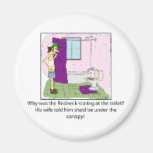 Redneck Hillbilly Canopy Fridge Magnet