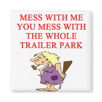 redneck hillbilly joke magnets