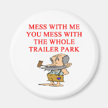 redneck hillbilly joke magnets