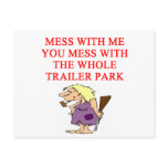 redneck hillbilly joke postcard
